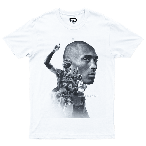Тениска Kobe Bryant White - Fitness Drehi