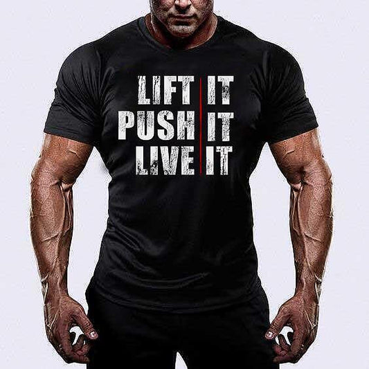 Тениска Lift Push Live - Fitness Drehi