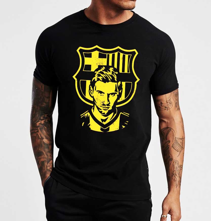 Тениска Меси Лого - Fitness Drehi