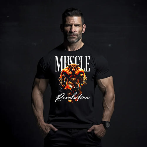 Тениска Muscle Revolution Bull