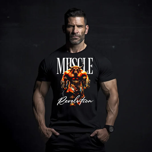 Тениска Muscle Revolution Bull
