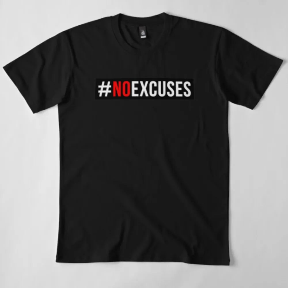 Тениска No Excuses - Fitness Drehi