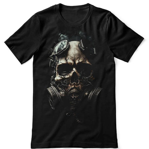 Тениска Skull with Mask Dark