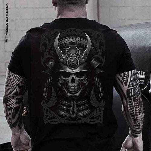 Тениска Samurai Skull 2 - Fitness Drehi
