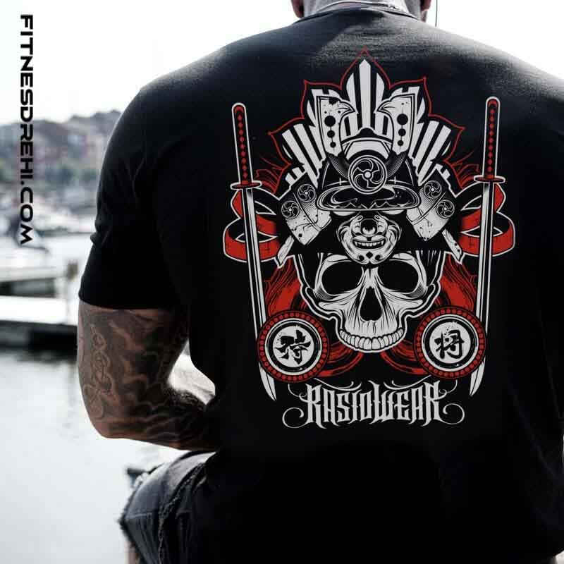 Тениска Samurai Skull - Fitness Drehi