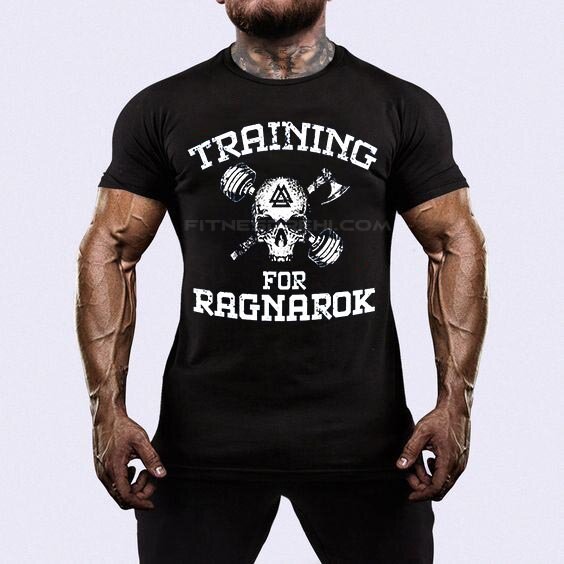 Тениска Training for Ragnarok - Fitness Drehi