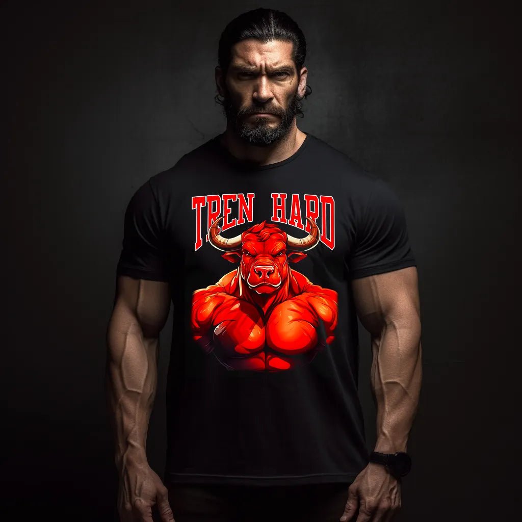 Тениска Tren Hard Bull - Fitness Drehi