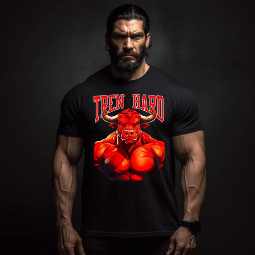Тениска Tren Hard Bull - Fitness Drehi