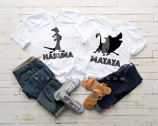 Тениски за двойки Hakuna Matata