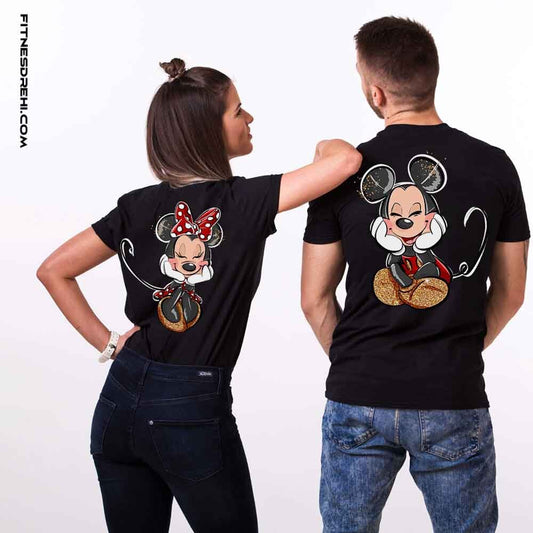 Тениски за двойки Мики и Мини Премиум Back 4