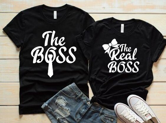 Тениски за двойки The BOSS