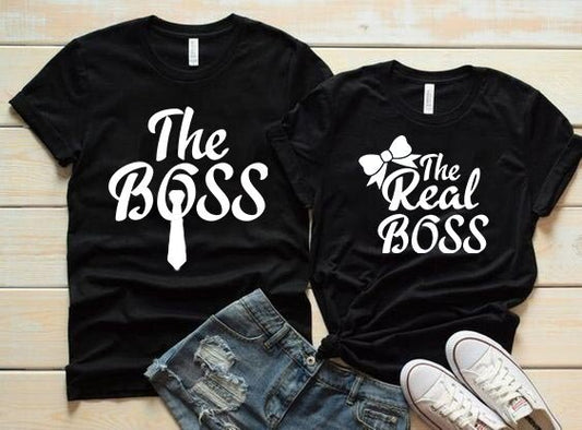 Тениски за двойки The BOSS