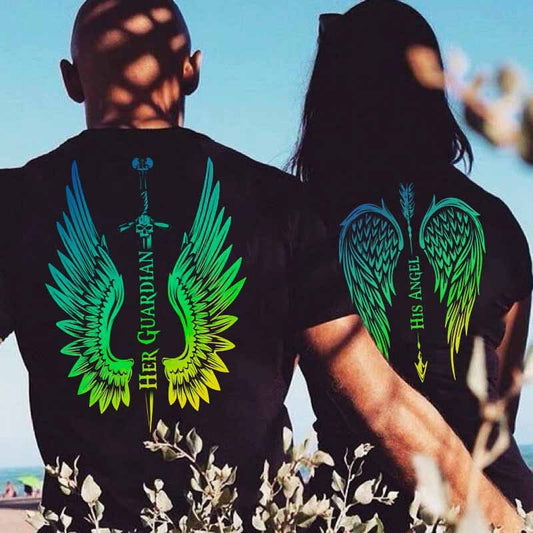 Тениски за двойки Angel / Guardian 2 - Fitness Drehi
