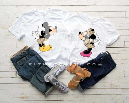 Тениски за двойки Mickey / Minnie - Fitness Drehi