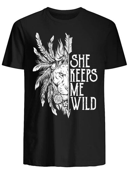 Тениски за двойки SAFE / WILD - Fitness Drehi
