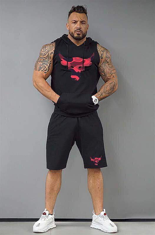 Тренировъчен екип Red Camo Bull