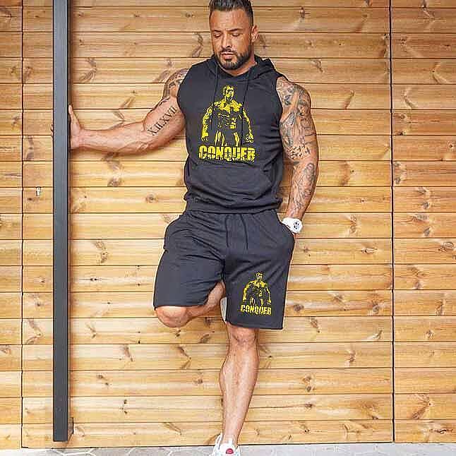Тренировъчен екип Yellow Conquer - Fitness Drehi